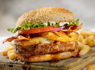 Imagen de Hamburguesa Hawaina